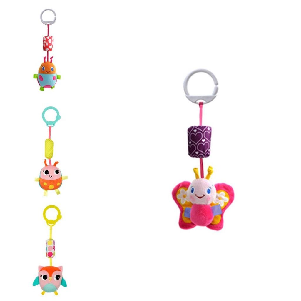 Charming Animal Handbells Musical Developmental Soft Toy For Baby Entertainment