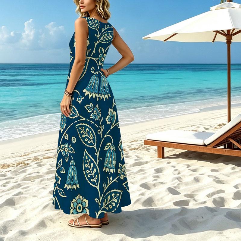 Sleeveless Loose Lightweight Summer Dress Casual Beach Vacation Style for Women