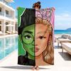 Magic witch And Friendship Beach Towel, Microfiber Beach Towel, Perfect For Pool, Beach, Travel, Home Decor Beach Party Fan gifts