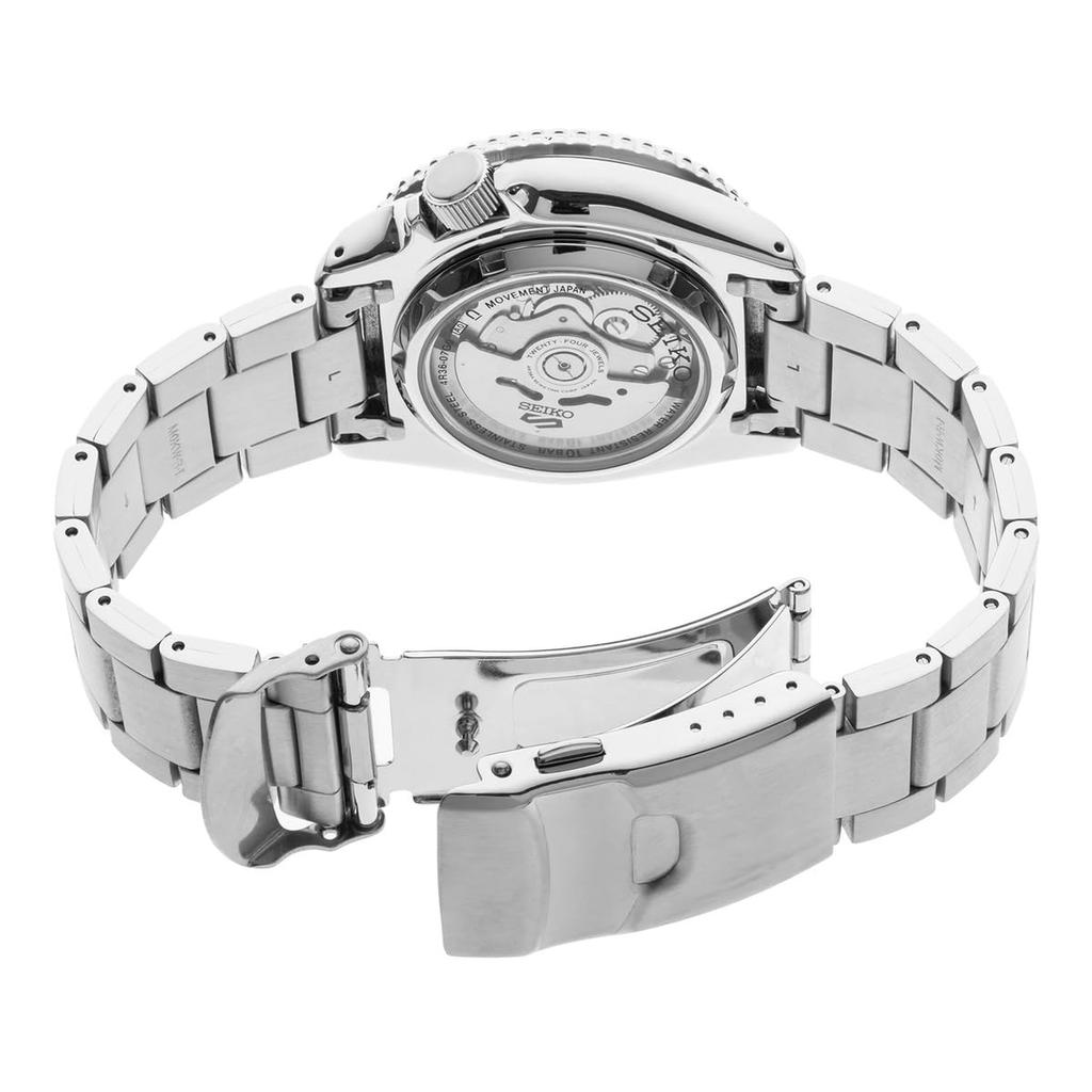 Seiko Analogové automatické hodinky 5 Pánské sportovní, zelené, 1K1, 1K1.