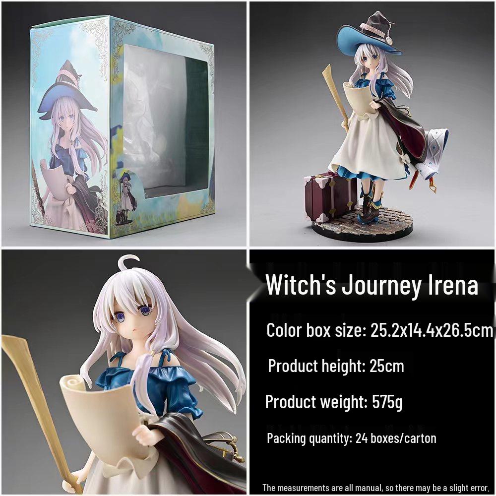 

2024 Witch Elaina Anime Figurine: Beautiful Girl Ornament Model