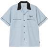 Chemise à col rond SS25 S/S Confortable Simple Ample Manches Courtes Chemises Homme I035153-31W-XX