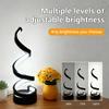 Modern Spiral Table LED Night Light Dimmable Table Lamp Living Room Bedside Lamp RGBW Study Office Bedroom Decoration