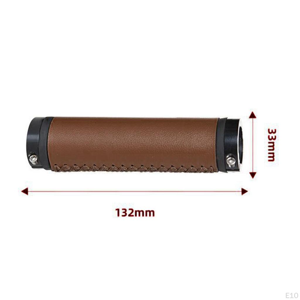 Shockproof Bike Handlebar Grips, 130mm 22.2mm On Comfortable for MTB Cycling Foldable Bicycle