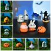 Craft Halloween Ghost Pumpkin Figurines Mini Halloween Fairy DIY Resin Craft  Car Decor