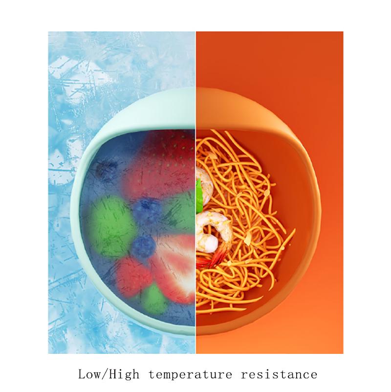 Baby's Complementary Food Bowl Silicone Shatter-resistant Children Tableware Integrated Suction Cup Feed Oneself Training Tool