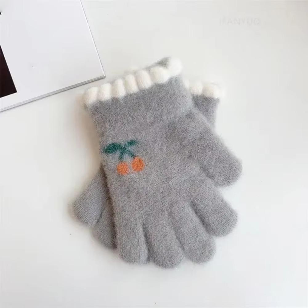 

Велосипедні рукавиці з п ятьма пальцями Утеплені дитячі рукавички Нові дитячі теплі рукавички Зима