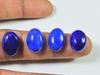 26Cts. Natural Lapis Lazuli Oval Cabochon Loose Gemstone 04 Pcs Lot 10X14MM RQ-1852