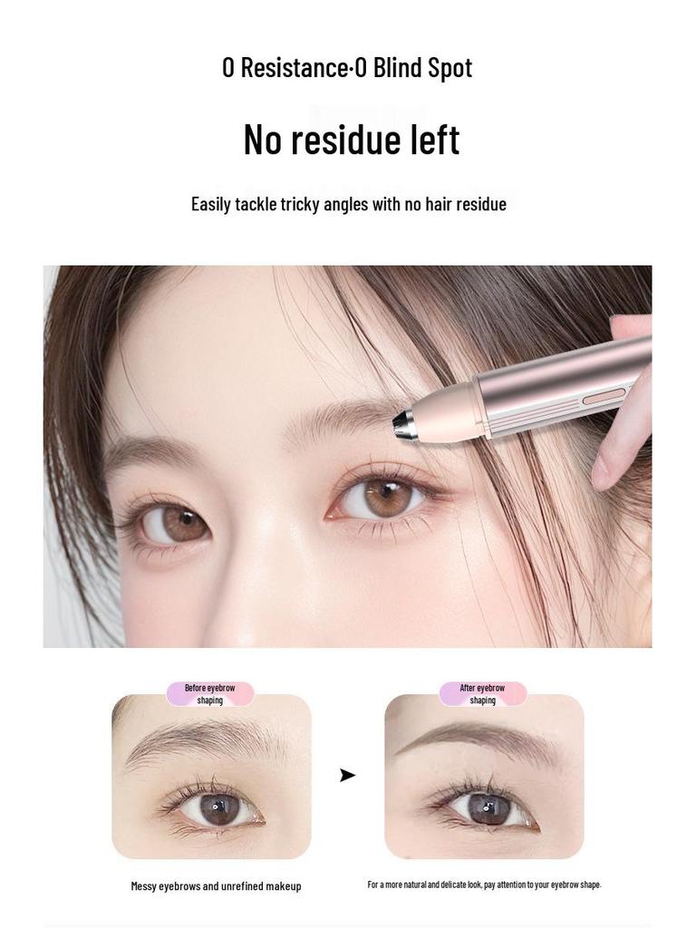 Rechargeable Portable Eyebrow Trimmer Pen: Compact Hair Removal Device for Eyebrows