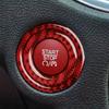 Für Dodge Challenger 2015 2016 2017 2018 Zubehör Auto Motor Start Stop Taste Ring Carbon Fiber Trim