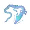 Luminous Rainbow Chinese Dragon 3D Printed Sculpture – Creative Ornament Gift