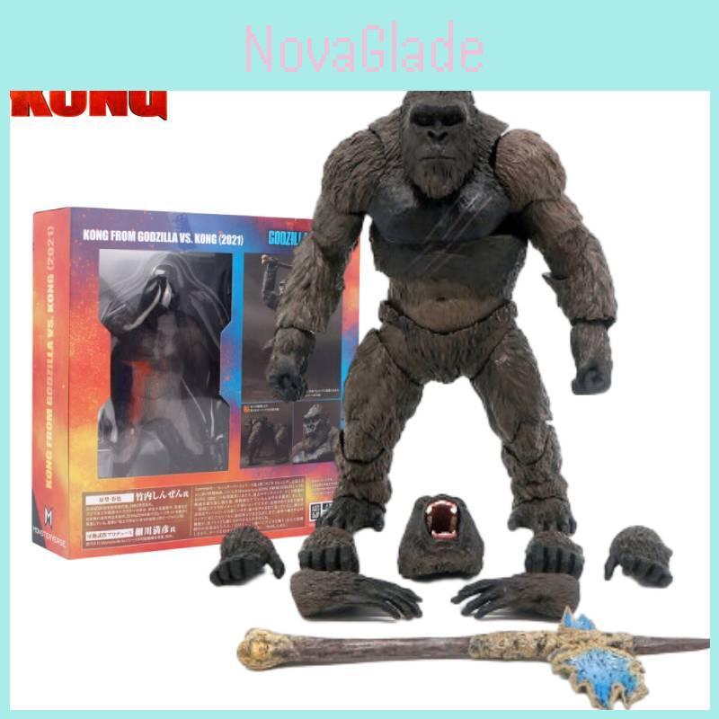 Годзілла проти. Іграшка Кінг Конг Фігурка Модель Розмір 14см/5.51дюйма Чорний колір