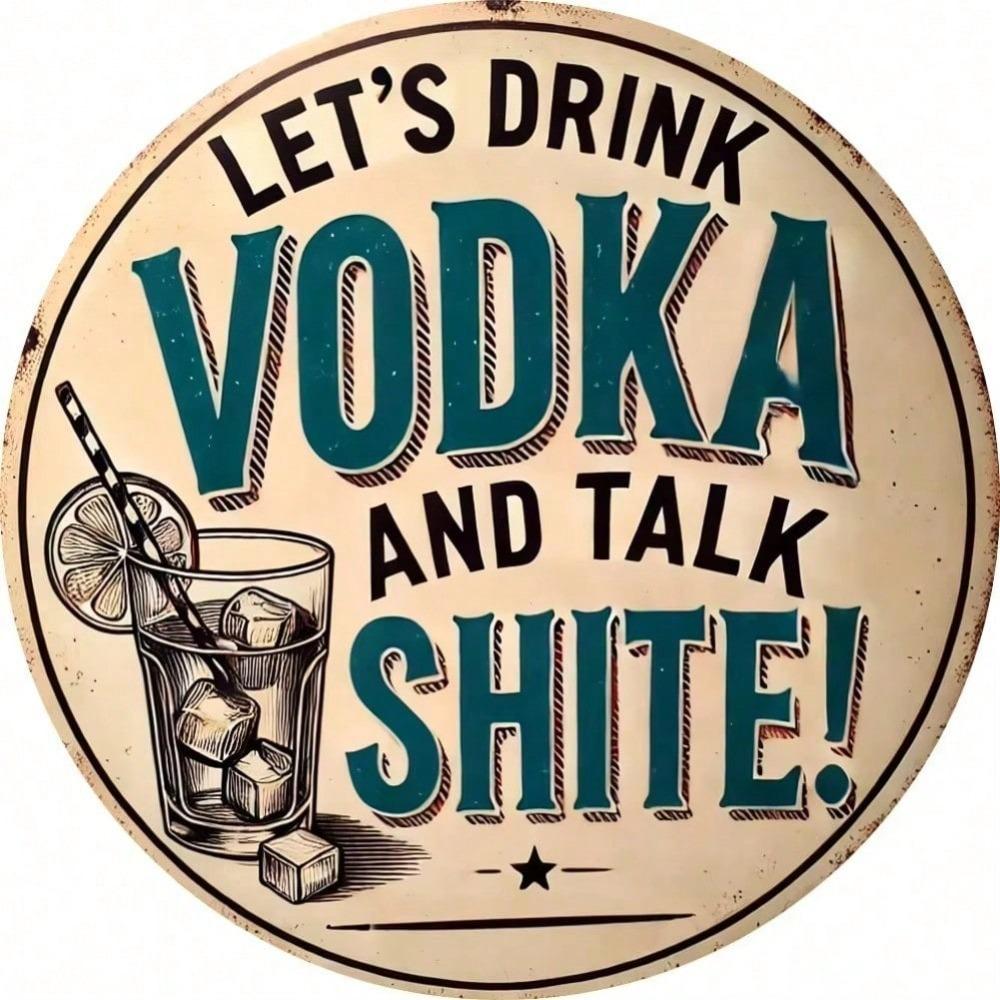 Retro Metal Tin Sign Beverage Art Vintage Poster Man Cave Pub Decor Wall Decoration