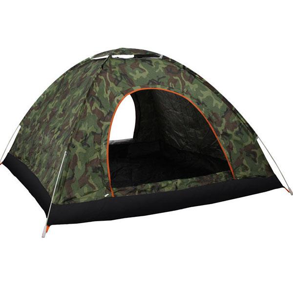 3 Colors Outdoor Tent 3-4 People Fully Automatic Camping Thickening Rain-proof Tent Quick-opening Large Space Double-door Tent