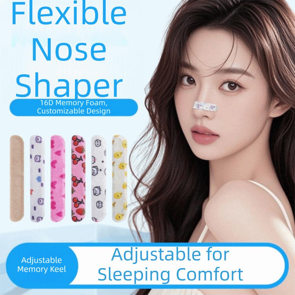 50Pcs Adjustable Nose Lifter Strips Nose Shaping Stickers External Support Fixation