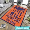 Custom NameSuns Basketball Artwork Carpet, Indoor Rug, Chair Rug, Living Rooms, Doormat Made From Polyester Home Decor Birthday Christmas Gifts