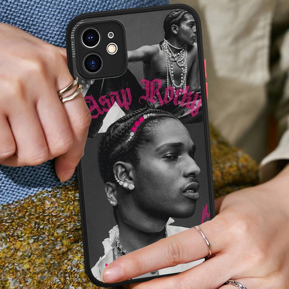 Hip Hop Rapper A-Asap R-Rocky Film Handyhülle Für iPhone 11 12 13 14 15 16 Pro Plus X XS MAX Mattes Bumper Stoßfeste Hülle