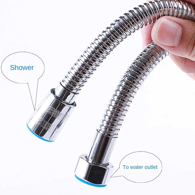 Water Hose Black Bathroom Pipe Shower Extendable Garden Hose Pipes Extension Flexible Pull New SUS304 Accessories Hoses Watering