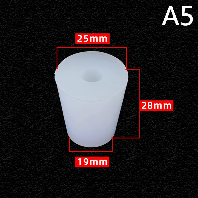 

Пищевой Домашний Пивоваренный Винный Стопор Коническая Силиконовая Пробка с Одним Отверстием для Гидрозатвора Барботера Клапан для Выхода Газов при Ферментации