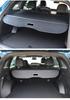 Fits Toyota Land Cruiser LC300/LC250 Prado Tailgate Trunk Cargo Cover