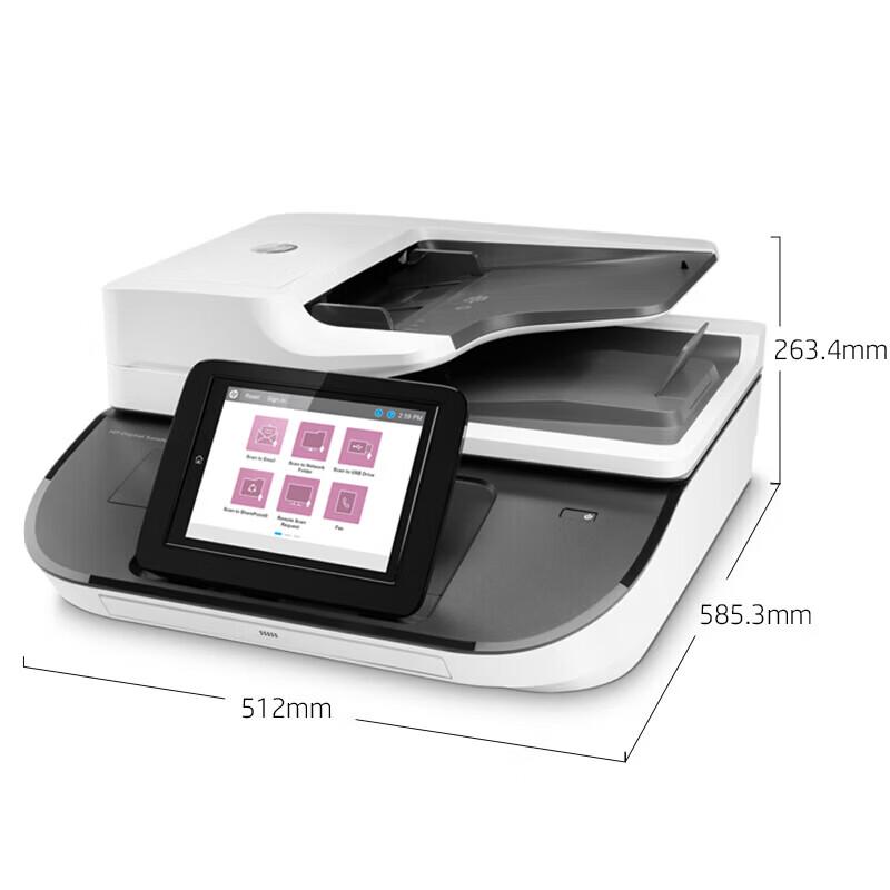 HP Digital Sender Flow 8500 Fn2 Document Scanner CN Plug (adapter Included)