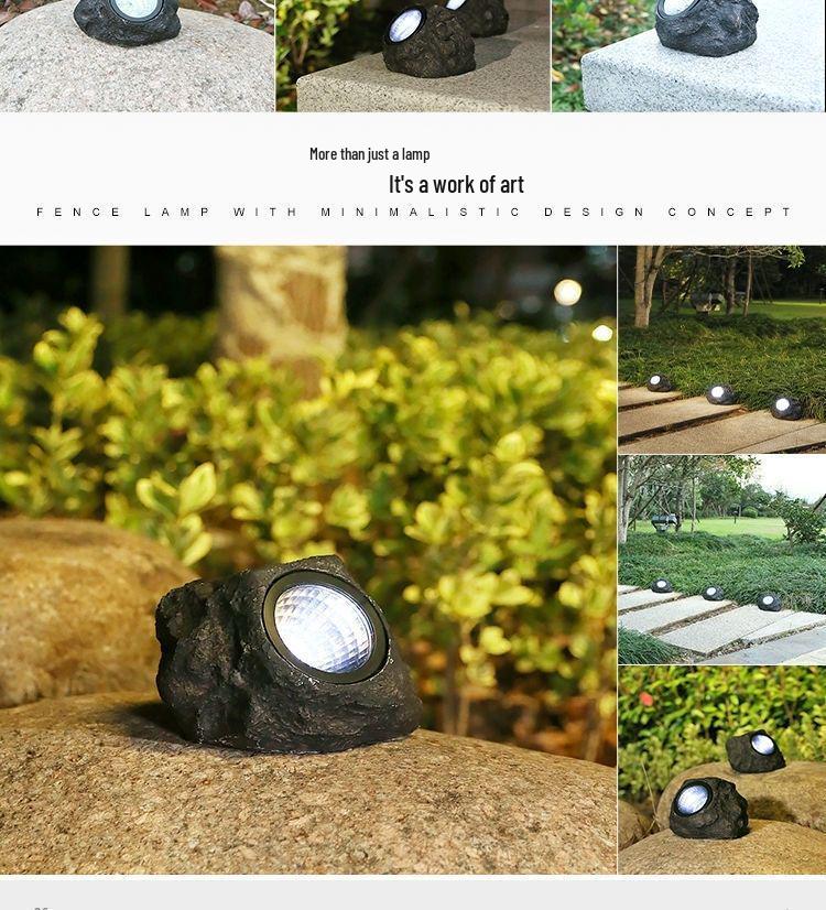 Solar LED Spotlight Outdoor Garden Lawn Decoration with Light Control
