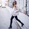 Winter Women Faux  Fleece Coat Outwear Warm Lapel Biker Motor Jacket