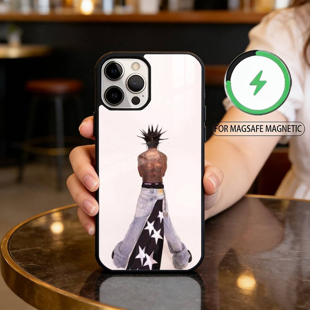 COOL L-Lil U-Uzi Vert Magnetic For Magsafe Wireless Charging Phone Case For iPhone17,16,15,14,13,12,11 Plus,Pro Max
