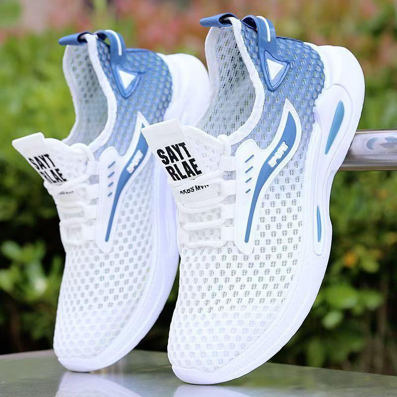 Mesh summer new breathable thin hollow mesh shoes casual sports trendy shoes 38