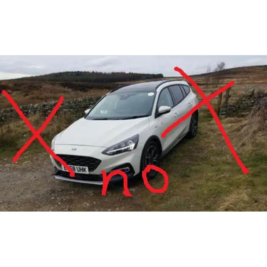 2 Pezzi Striscia Protettiva Esterna Durezza Gomma per Parabrezza Laterale Ford-Focus 2012-2015 Guarnizione Paraspruzzi BM51A03195AD