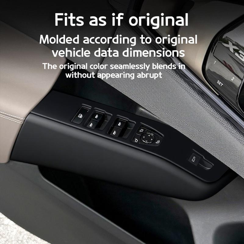 For BMW X3 G45 2025  Window Lift Panel Button Frame/side Panel Decorative Stickers Interior Decoration Accessories Modification