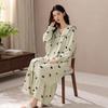 Pajamas Women'S Spring And Autumn Models, Pure Cotton Women'S Long-Sleeved Autumn Can Be Worn Outside, Sweet And Cute Pajamas Women'S Models