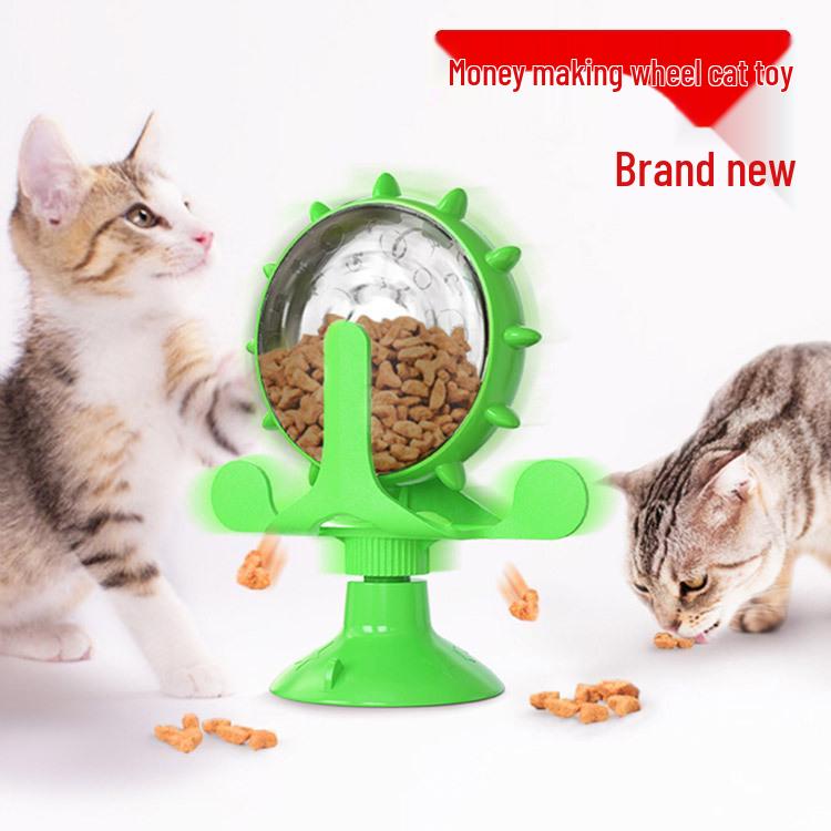 Pet Supplies: Bestseller Puppy Toys & Cat Teasing Slow Feeder Windmill Turntable