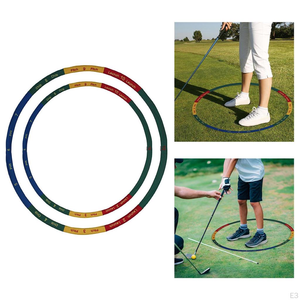 Golf Circle for Gesture Alignment and Swing Practice Equipment