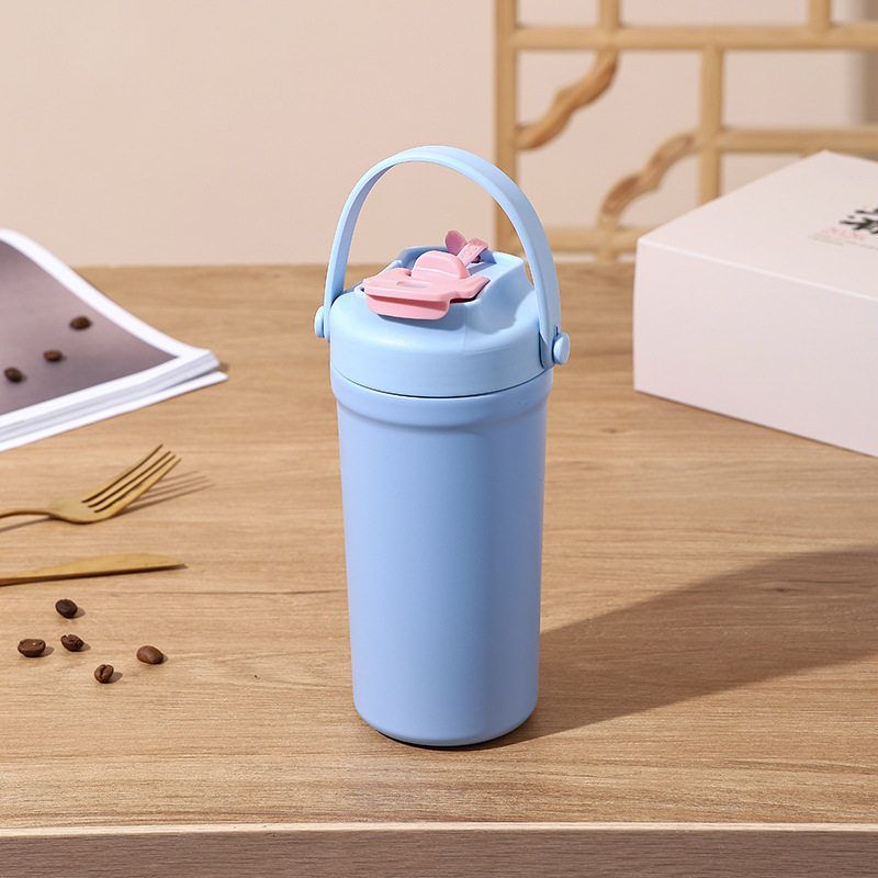 Large-Capacity Thermos Cup for Women, Good-Looking Ice Cup, Portable Car Coffee Cup, Outdoor Sports Water Bottle, Tea Cup