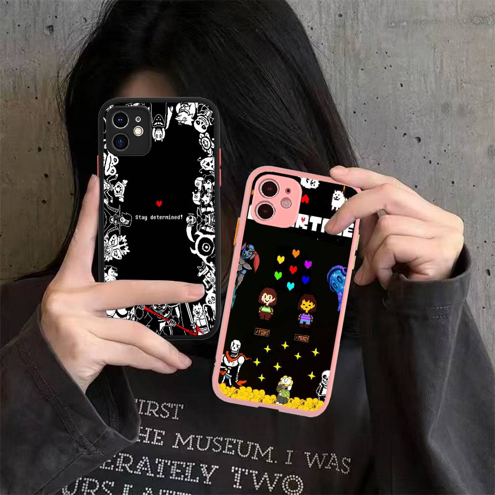 U-Undertale Phone Case For IPhone 16e 16 15 14 13 12 11 Pro Max X XS MAX Plus Spuerstar Matte Cover