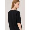 Benetton Bidding Embroidery Short Sleeve Knit Bakpe2541