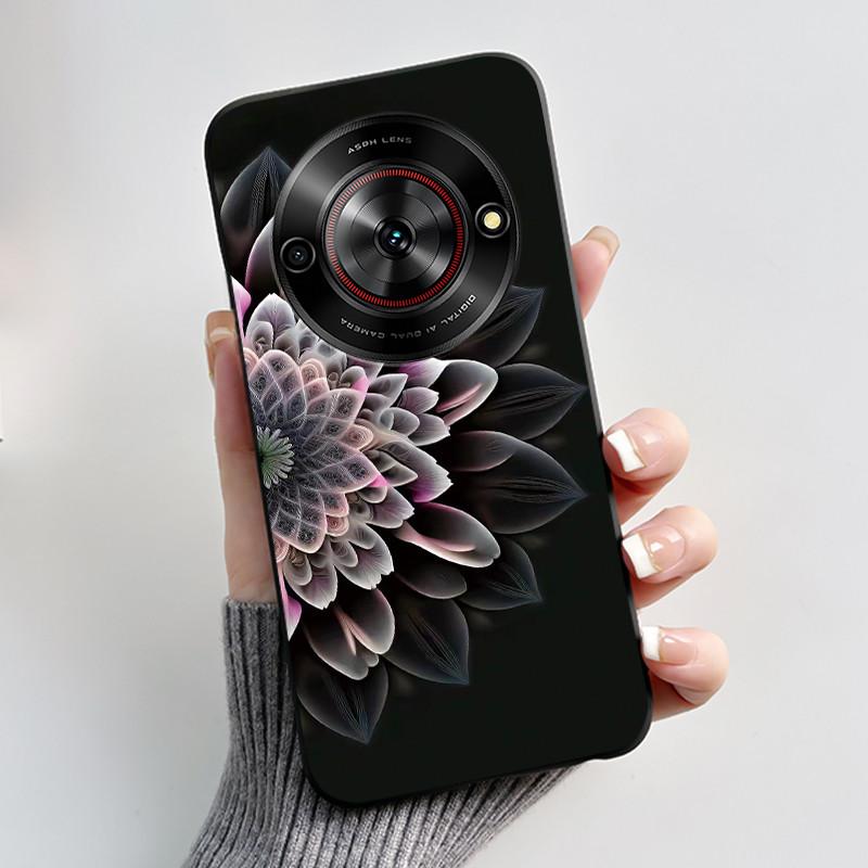 Phone Casing For ZTE Blade A75 5G Z2357N Nubia Focus 5G Case Luxury Dragon Cute Cool Boys Girls Black Soft TPU Back Shell Cover