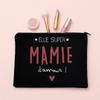 Thank You Grandma for All These Magical Moments Print Makeup Bag Travel Toiletries Organizer Bags Women Cosmetic Case Mamie Gift