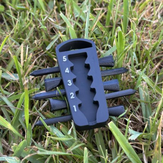 Golf Tee Height Adjuster 5 Settings Universal Tee Height Tool 3D Printed Tee Height Setter for Consistent Swings Golfers Gift