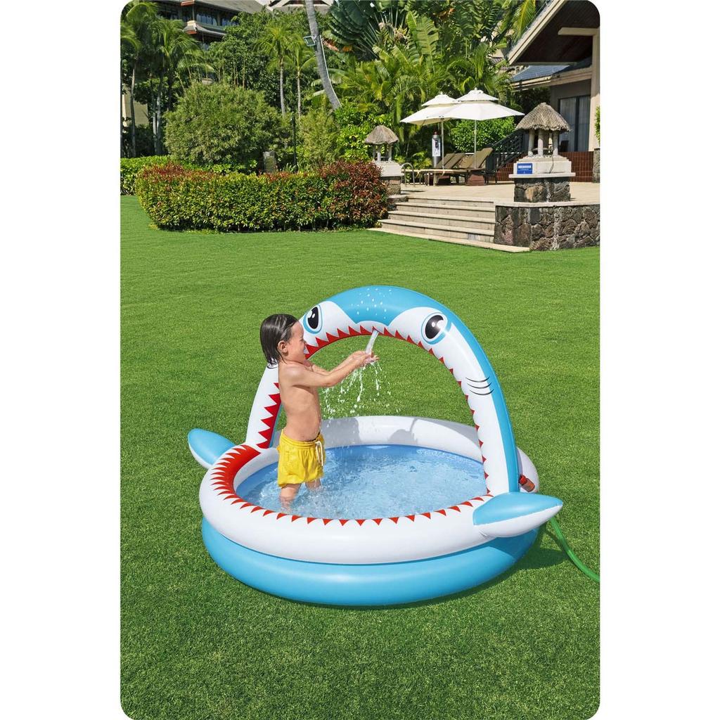 Inflatable Pool With Sprinkler 163 X 127 X 92 Cm Bestway 53157