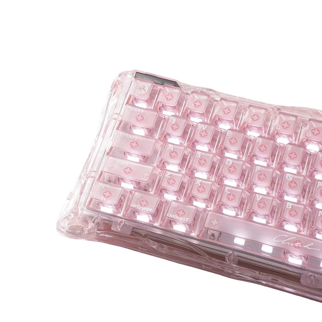 GravaStar - Mercury V60 Crystal Rose Magnetic Keyboard - Crystal Rose Magnetic Gaming Keyboard