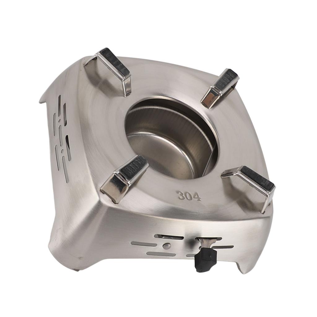 Drawer Type Alcohol Burner One Piece Stainless Steel Sliding Adjustment Fire Drawer Structure