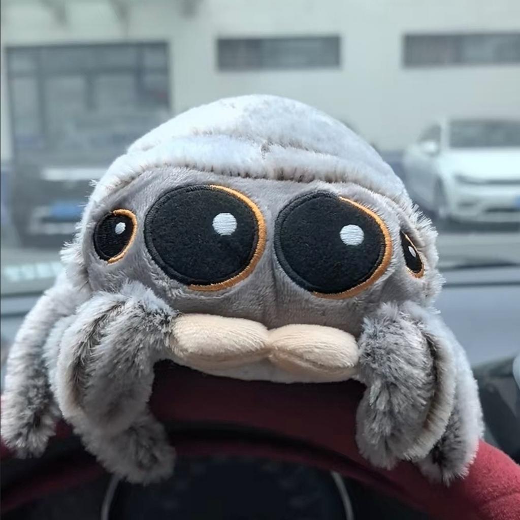 Peluche Ragnetto Carino, Peluche Morbido, Bambola Cartone Animato per Bambini, Decorazione Stanza Giochi Film, Regalo di Compleanno