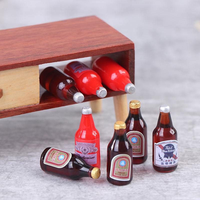 Miniature Food And Play Shooting Props Simulation Mini Beer Bottle