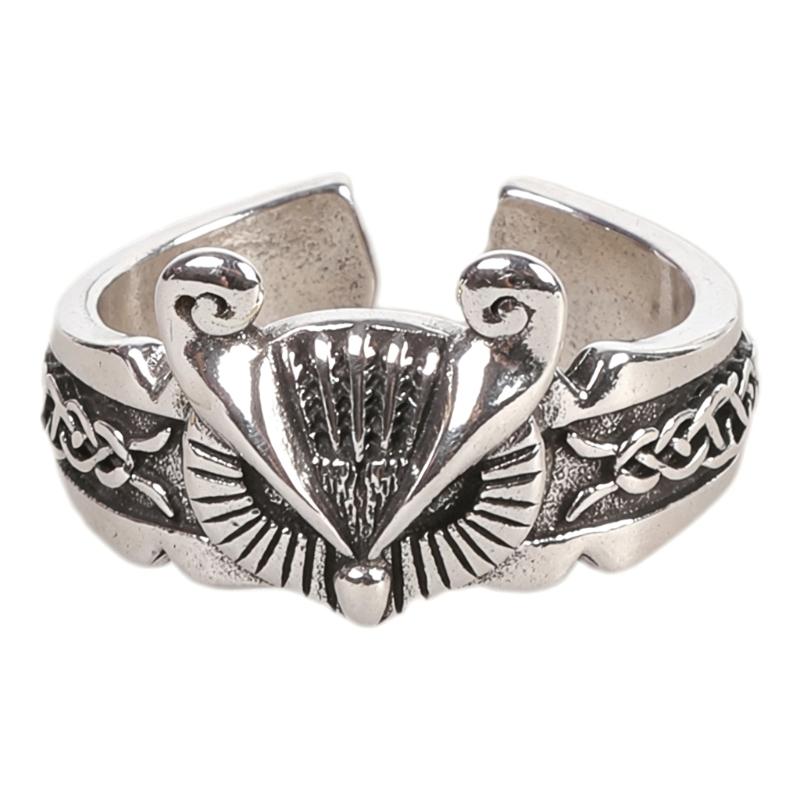 

Handcrafted Owl Themed Copper Ring With Intricate Engraving Adjustable Sizing Punk Inspired Finger Accessory 1