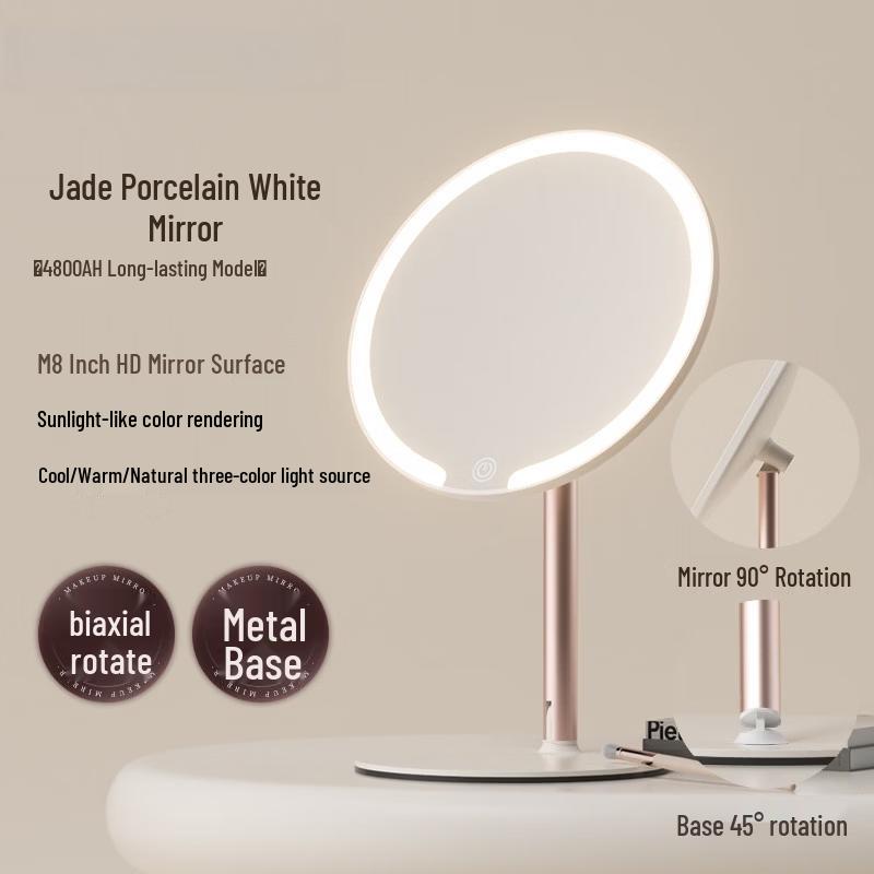 

Yuzhuxun Dual-Axis Rotating LED Makeup Mirror