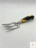 Stainless Steel Garden Hand Fork Tool with Ergonomic Handle for Weeding Digging and Soil Aeration Durable and Rust-Resistant Gardening Tool