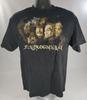 VTG 90s 2000s Mushroomhead Heavy Nu Metal Černé Oboustranné Tričko Velikost M Rock