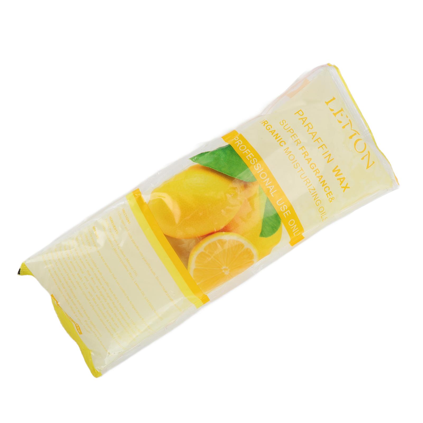 

Paraffin Hand Wax Beauty Feet Wax 453g Preserve Moisture Safe Skin Wax for SPA Bathroom Lemon лимон